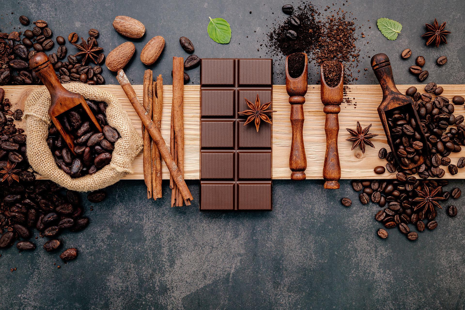 шоколад, кафе